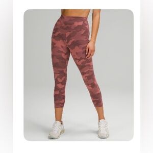 wunder train high rose crop 23” - size 4, barely worn